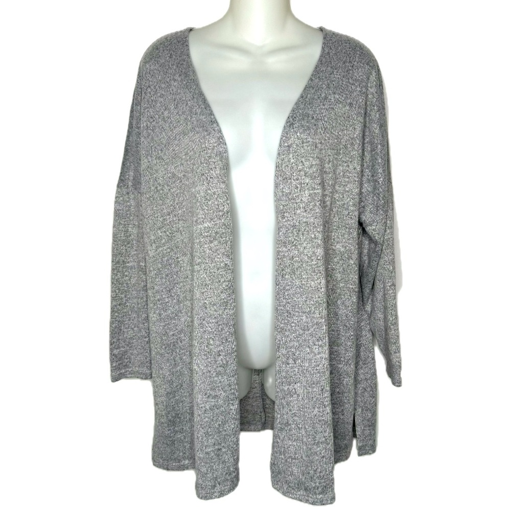 3/$25 Caution to the Wind Gray Kimono Sweater Sz M Bin K
